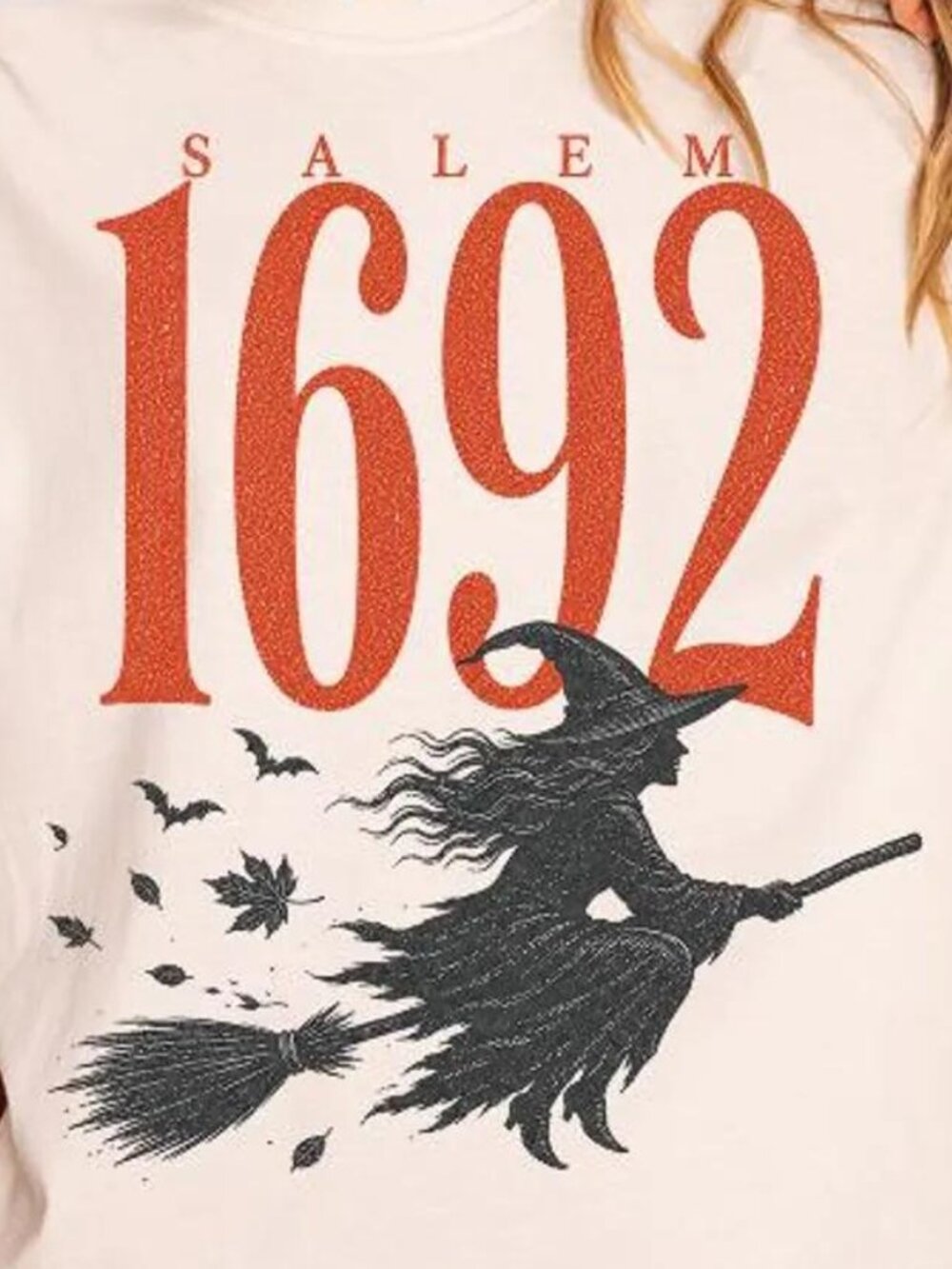 Salem 1692 Witch Shirt, Halloween Graphic Tee, Witchy Retro T-Shirt - Picture 2 of 4